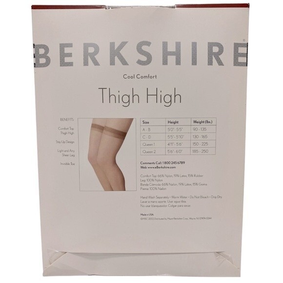 Berkshire All Day Sheer Thigh High With Invisible Toe - Picture 3 of 5